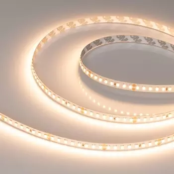Светодиодная лента Arlight 12W/m 160LED/m 2835SMD теплый белый 5M UL-A160-8mm 24V Warm2700 040012 /040012