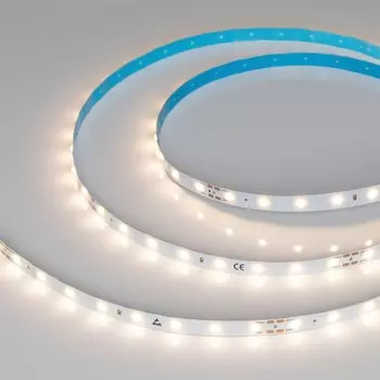 Светодиодная лента Arlight 24W/m 64LED/m COB теплый белый 5M COB-X64-8mm 24V Warm3000 036837 /036837