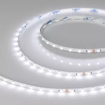 Светодиодная лента Arlight 5W/m 80LED/m 2835SMD холодный белый 5M RT-A80-5mm 24V White6000 037797 /037797