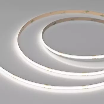 Светодиодная лента Arlight 6W/m 480LED/m CSPSMD холодный белый 4M COB-X480-6mm 24V White6000 039052 /039052