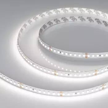 Светодиодная лента Arlight 7,7W/m 144LED/m 2835SMD холодный белый 5M RT-A144-10mm 24V White6000 038783 /038783