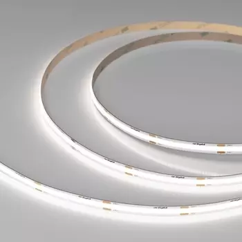 Светодиодная лента Arlight 8W/m 480LED/m CSPSMD холодный белый 5M COB-X480-8mm 24V White6000 039057 /039057