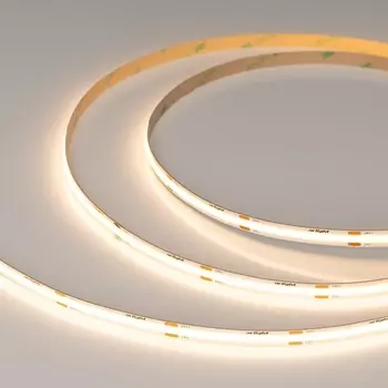 Светодиодная лента Arlight 8W/m 480LED/m CSPSMD теплый белый 5M COB-X480-8mm 24V Warm2700 039060 /039060