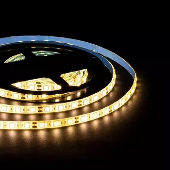 Светодиодная лента OGM 14,4W/m 60LED/m 5050SMD теплый белый 5M LSE-273
