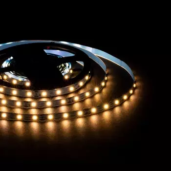 Светодиодная лента OGM 4,8W/m 60LED/m 2835SMD теплый белый 5M LSE-246