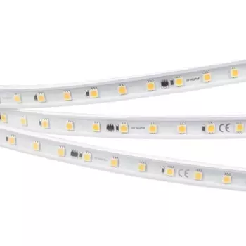 Светодиодная влагозащищенная лента Arlight 8W/m 54LED/m 5060SMD холодный белый 10M 029403(2)