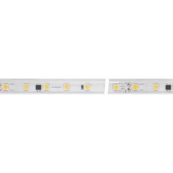 Светодиодная влагозащищенная лента Arlight 8W/m 54LED/m 5060SMD теплый белый 50M 027058(2)