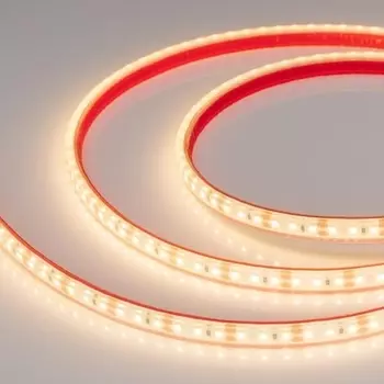 Светодиодная влагозащищенная лента Arlight 9,6W/m 120LED/m 2835SMD теплый белый 5M 033901 /033901