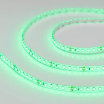 Светодиодная влагозащищенная лента Arlight 9,6W/m 120LED/m 2835SMD зеленый 5M 016510(2)