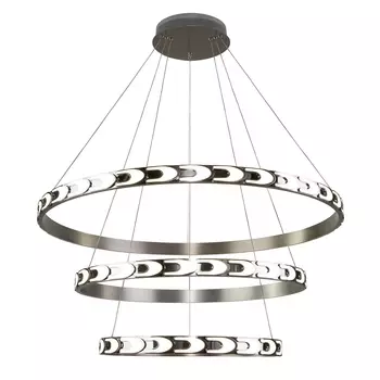 Светодиодный светильник Eurosvet с пультом управления 90163/3 сатин-никель