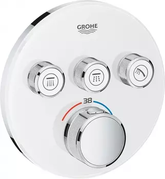 Термостат Grohe Grohtherm SmartControl 29904LS0 для ванны с душем, moon white