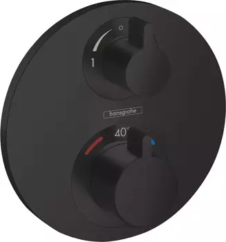 Термостат Hansgrohe Ecostat S 15758670 для душа, матовый черный