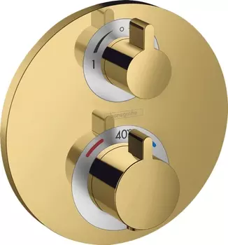 Термостат Hansgrohe Ecostat S 15758990 для душа, полированное золото