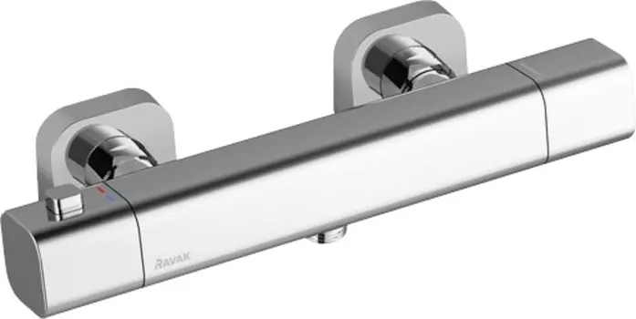 Термостатический смеситель Ravak 10° Free X070140 нержавеющая сталь