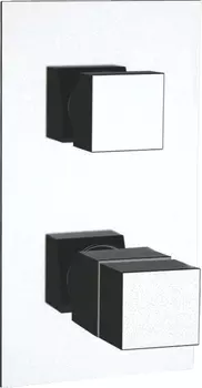 Термостатический смеситель Remer Q-Elegance QT93 для ванны с душем, С ВНУТРЕННЕЙ ЧАСТЬЮ