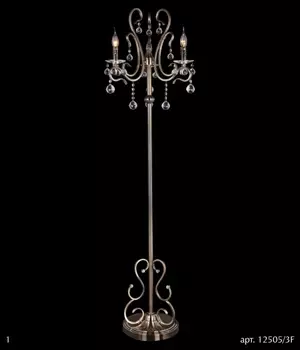 Торшер Eurosvet 12505/3F античная бронза Strotskis