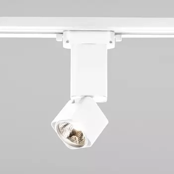 Трековый светодиодный светильник Elektrostandard Cubus 85516/01 белый матовый a062877 4690389193781