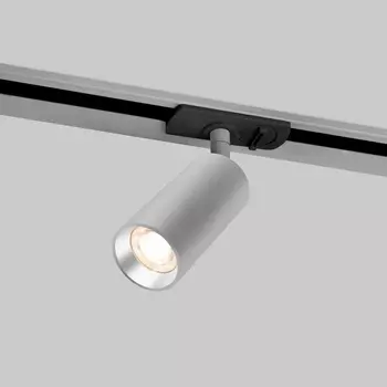 Трековый светодиодный светильник Elektrostandard Diffe 85166/01 серебряный a058243 4690389183324