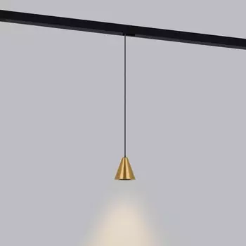 Трековый светодиодный светильник Elektrostandard Event латунь 5W 4200K 85039/01 a062803 4690389193613