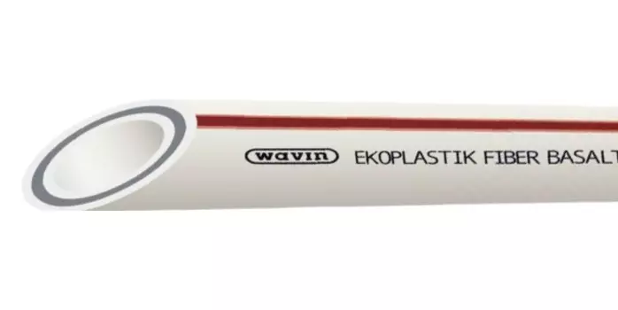 Труба полипропиленовая Ekoplastik Fiber Basalt Plus 90x10,1 (штанга: 4 м)