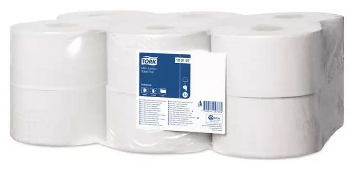 Туалетная бумага Tork Universal 120197 T2 (Блок: 12 рулонов) 120197-60