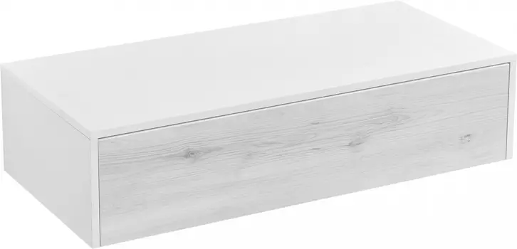 Тумба Акватон Сакура 100 ольха наварра, белая 1A234803SKW80
