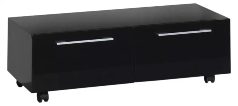 Тумба Aquanet Нота 100 подкатная черная 170734