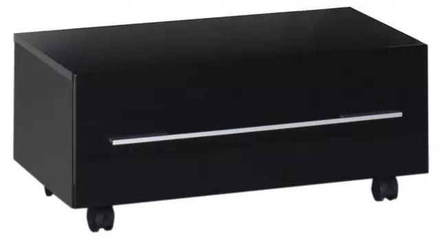 Тумба Aquanet Нота 75 подкатная черная 170732