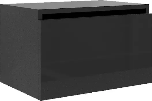 Тумба Armadi Art Flat Valessi Uno-S 60 антрацит глянец 897-060-A glossy