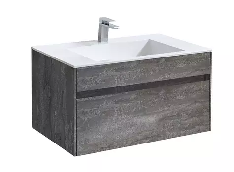 Тумба c раковиной Vincea Chiara 80 G.Stone VMC-2C800GS+VCB-13800W