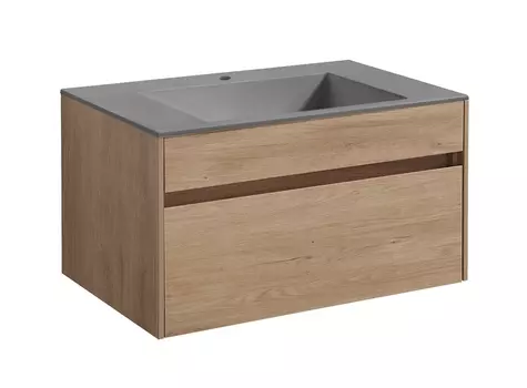 Тумба c раковиной Vincea Chiara 80 N.Oak