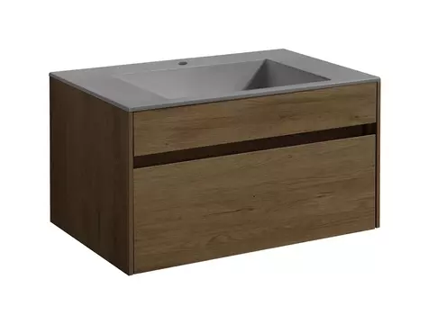 Тумба c раковиной Vincea Chiara 80 T.Oak