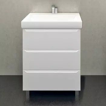 Тумба для комплекта 1MarKa Кода 60Н белый глянец У57594