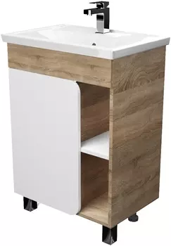 Тумба для комплекта 1MarKa Nuvo 60Н напольная, дуб сонома У76062