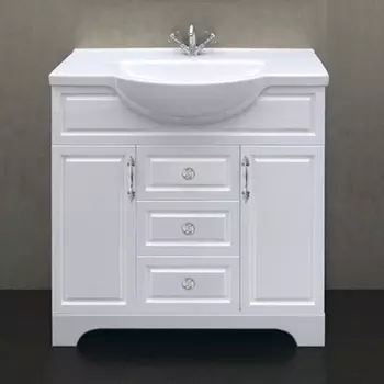 Тумба для комплекта 1MarKa Прованс 85Н белый глянец У57586