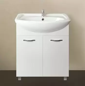 Тумба для комплекта 1MarKa Вита 65Н с 2 дверцами, белый глянец У50109