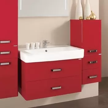 Тумба для комплекта Акватон Америна 80 бордо 1A137701AM940