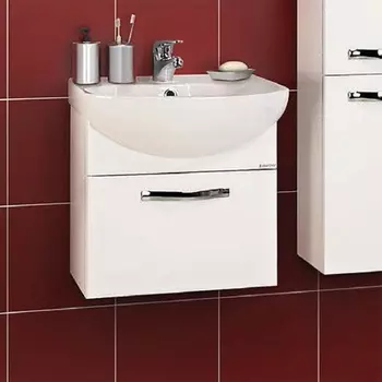 Тумба для комплекта Акватон Ария 50 белая 1A140301AA010