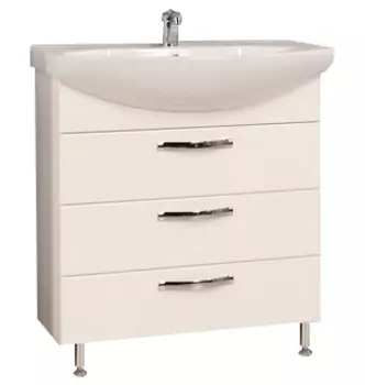 Тумба для комплекта Акватон Ария Н 80 белая 1A141301AA010