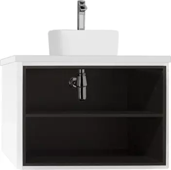 Тумба для комплекта Акватон Брук 80 открытая, дуб феррара 1A201501BCDF0