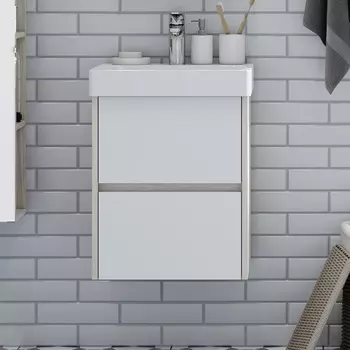Тумба для комплекта Акватон Сканди 45 дуб верона 1A251601SDB20