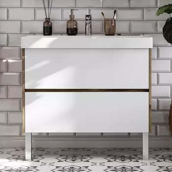 Тумба для комплекта Акватон Сканди 90 дуб рустикальный 1A251901SDZ90