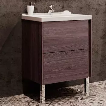 Тумба для комплекта Акватон Стоун 60 грецкий орех 1A231401SXC80