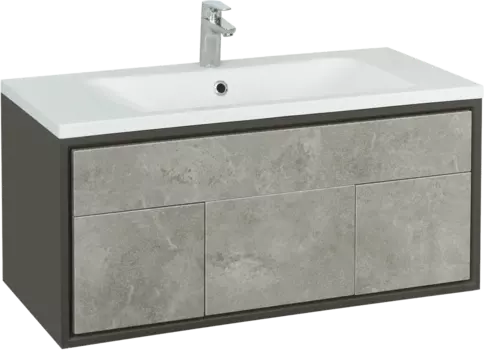 Тумба для комплекта Акватон Уэльс 100 графит 1A267601WA6A0