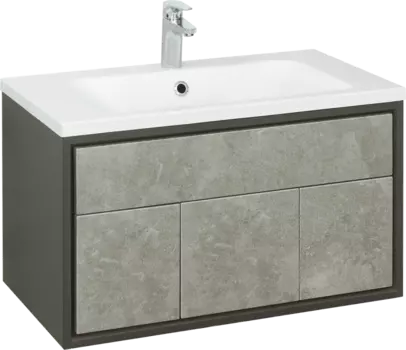 Тумба для комплекта Акватон Уэльс 80 графит 1A267901WA6A0