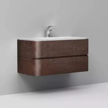 Тумба для комплекта Am.Pm Sensation 100 подвесная, табачный дуб M30FHX1002TF