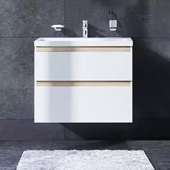 Тумба для комплекта Am.Pm X-Joy 80, подвесная, белый глянец M85AFHX0802WG