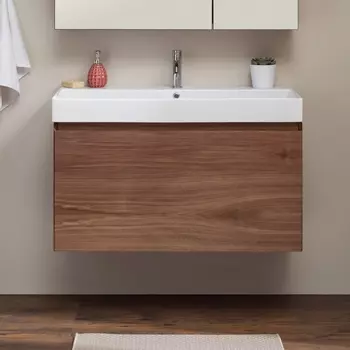 Тумба для комплекта Aquanet Йорк 100 орех 203949