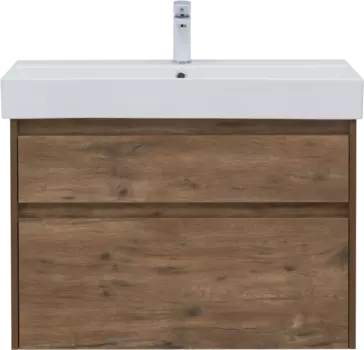 Тумба для комплекта Aquanet Nova Lite 85 дуб рустикальный, 2 ящика 249954