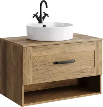 Тумба для комплекта Aqwella Craft 80 дуб балтийский CRF0108DB